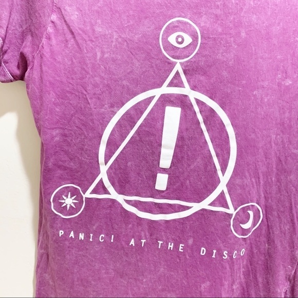 PANIC AT THE DISCO Tie Dye Short Sleeve T-Shirt - Picture 3 of 4